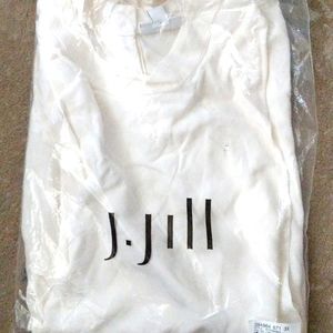 J. Jill 3X Ivory Cream Thin Top NEW
